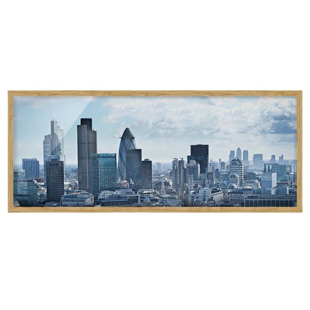Tavlor modernt London Skyline