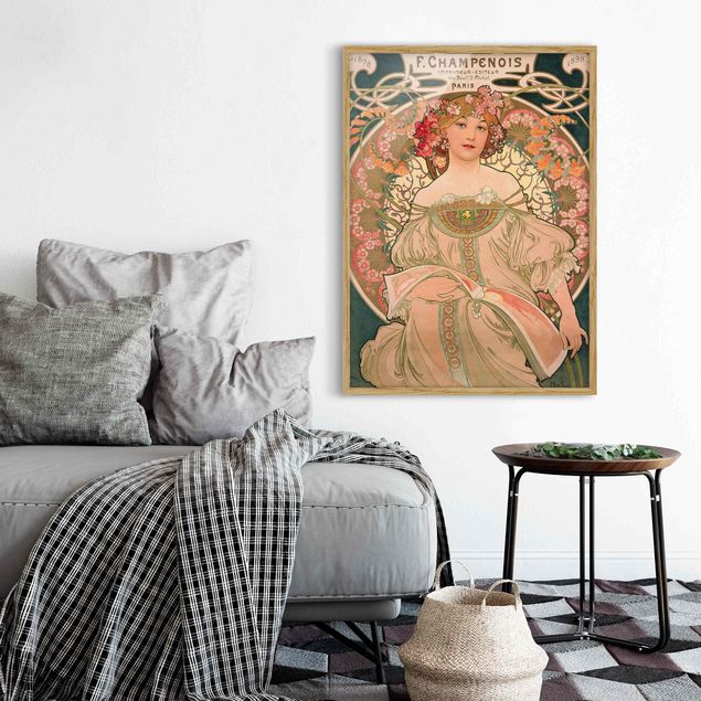Kök dekoration Alfons Mucha - Poster For F. Champenois