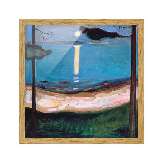 Konststilar Post Impressionism Edvard Munch - Moon Night
