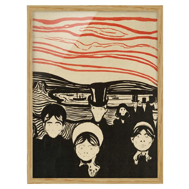 Konststilar Post Impressionism Edvard Munch - Anxiety
