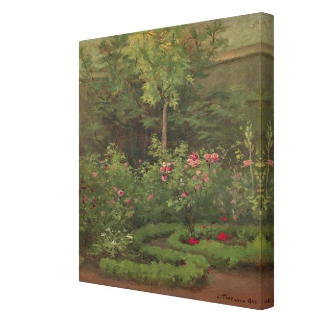 Konststilar Romantik Camille Pissarro - A Rose Garden
