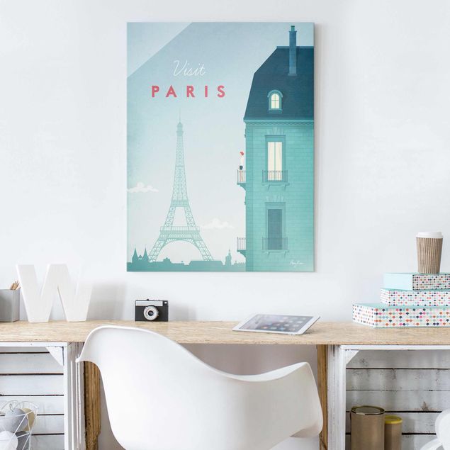Glastavlor Paris Travel Poster - Paris