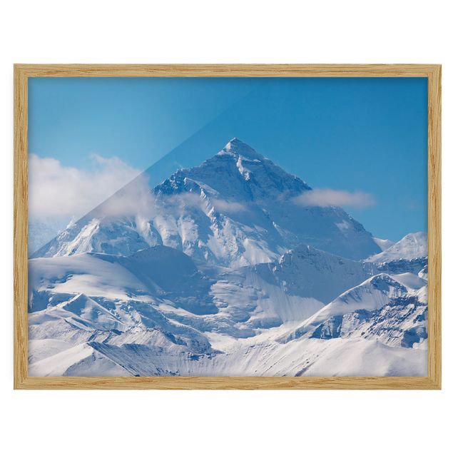 Tavlor med ram landskap Mount Everest