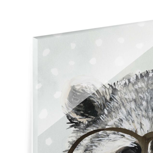 Tavlor Animals With Glasses - Raccoon