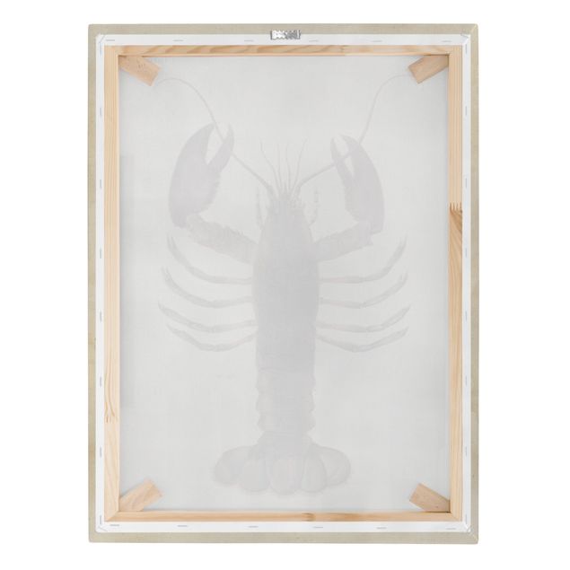 Canvastavlor Vintage Illustration Lobster