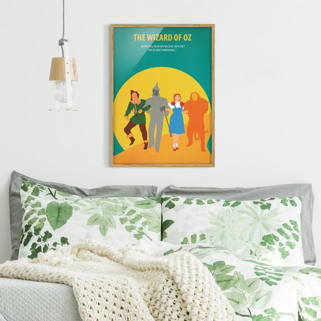 Tavlor med ram konstutskrifter Film Poster The Wizard Of Oz
