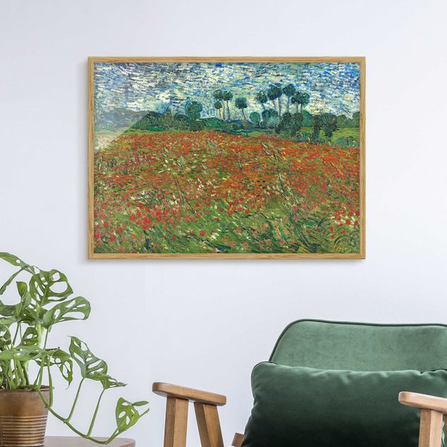 Kök dekoration Vincent Van Gogh - Poppy Field