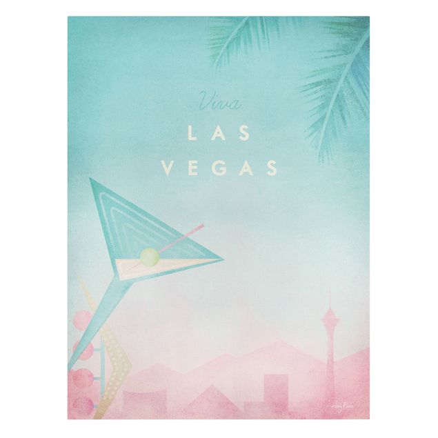 Tavlor turkos Travel Poster - Viva Las Vegas