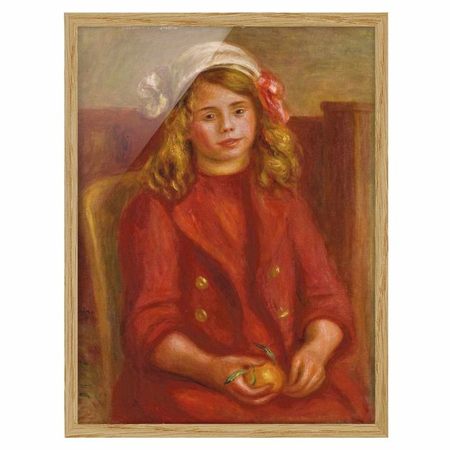 Konstutskrifter Auguste Renoir - Young Girl with an Orange