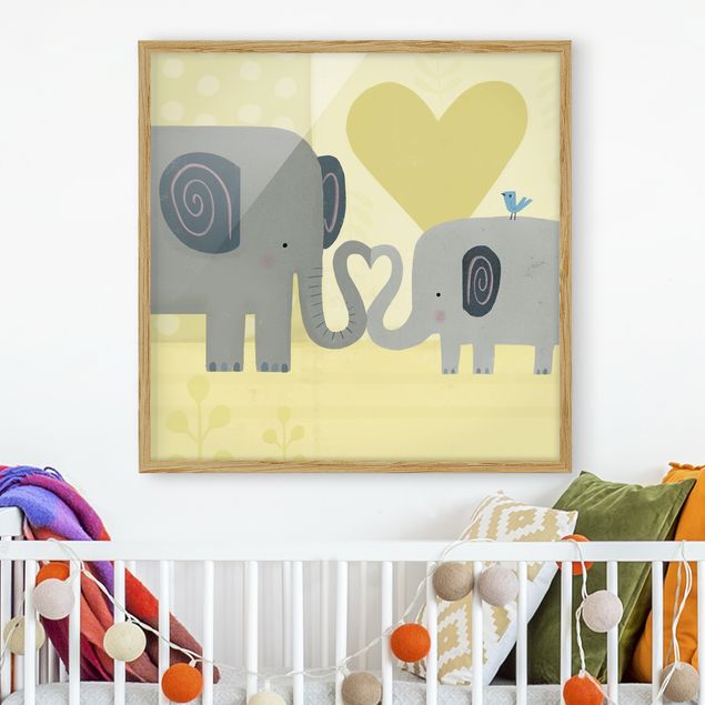 Kök dekoration Mum And I - Elephants