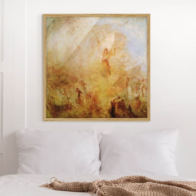 Tavlor med ram konstutskrifter William Turner - The Angel Standing in the Sun
