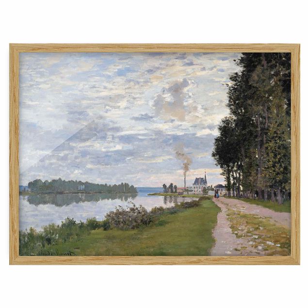 Konstutskrifter Claude Monet - The Waterfront At Argenteuil