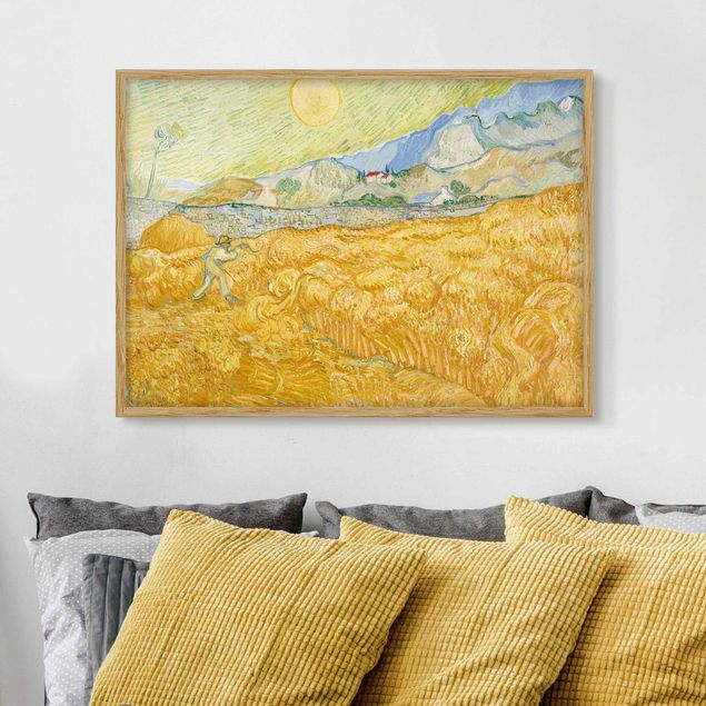 Konststilar Impressionism Vincent Van Gogh - The Harvest, The Grain Field