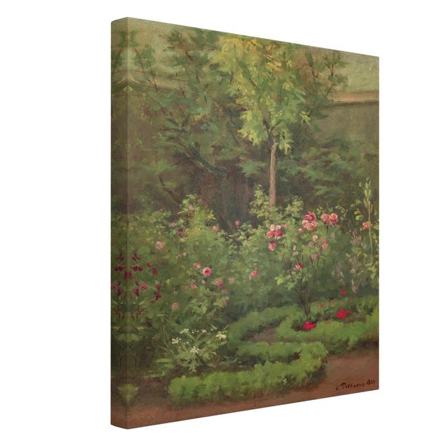 Konststilar Pointillism Camille Pissarro - A Rose Garden
