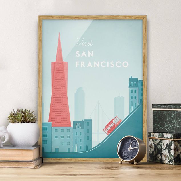 Kök dekoration Travel Poster - San Francisco