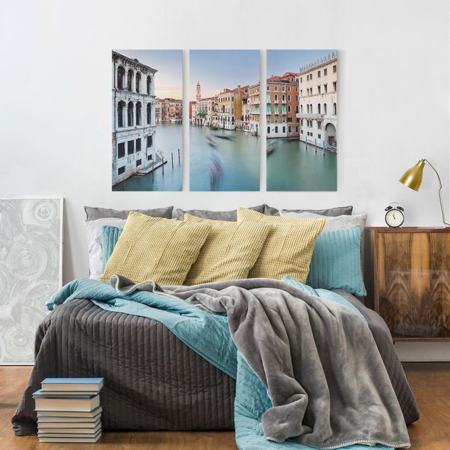 Canvastavlor Arkitektur och Skyline Grand Canal View From The Rialto Bridge Venice