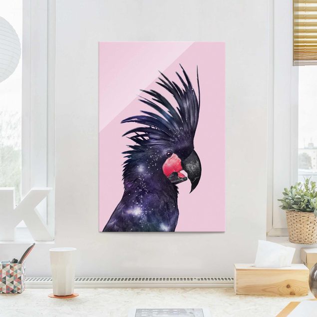 Kök dekoration Cockatoo With Galaxy