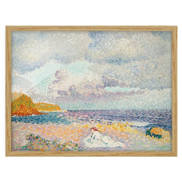 Konststilar Post Impressionism Henri Edmond Cross - Before The Storm (The Bather)