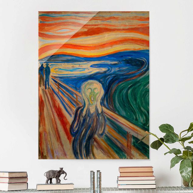 Tavlor porträtt Edvard Munch - The Scream