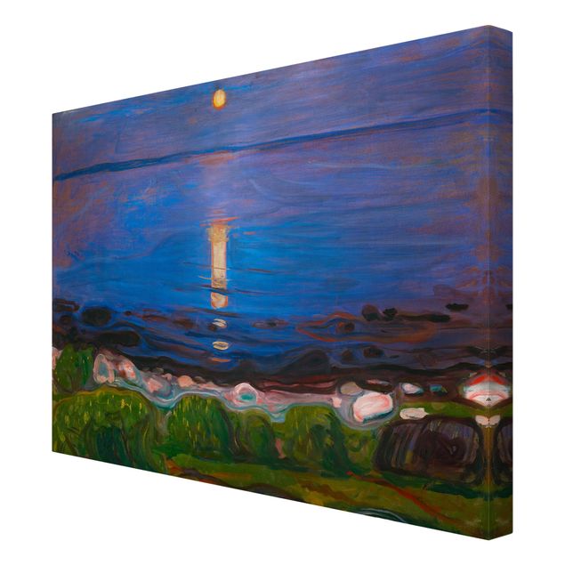 Canvastavlor hav Edvard Munch - Summer Night By The Beach