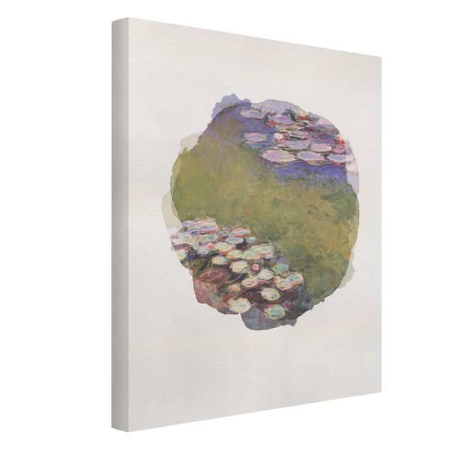 Konstutskrifter WaterColours - Claude Monet - Water Lilies