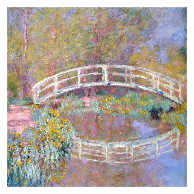 Tapeter modernt Claude Monet - Bridge Monet's Garden