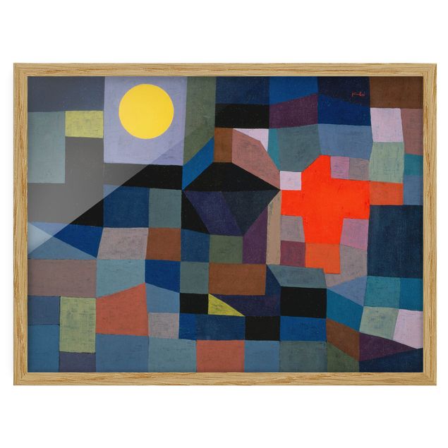 Konststilar Paul Klee - Fire At Full Moon