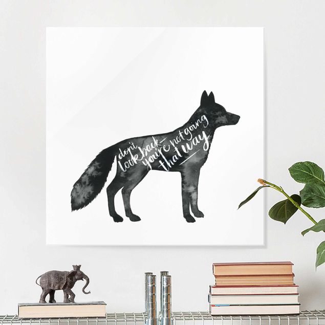 Kök dekoration Animals With Wisdom - Fox