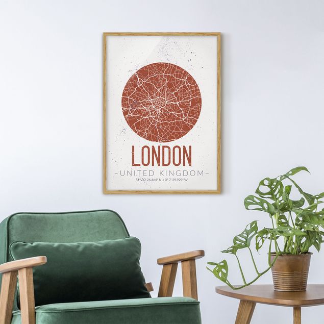 Tavlor London City Map London - Retro