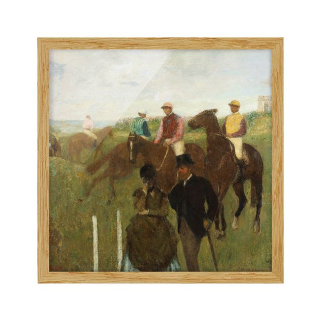 Konstutskrifter Edgar Degas - Jockeys On Race Track