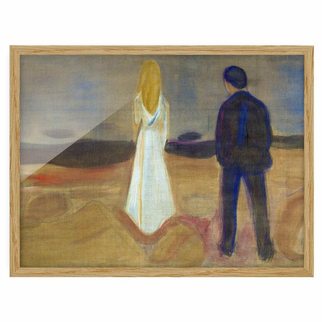 Konststilar Post Impressionism Edvard Munch - Two humans. The Lonely (Reinhardt-Fries)