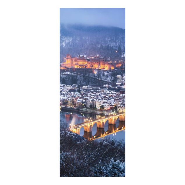 Tavlor arkitektur och skyline Heidelberg In The Winter