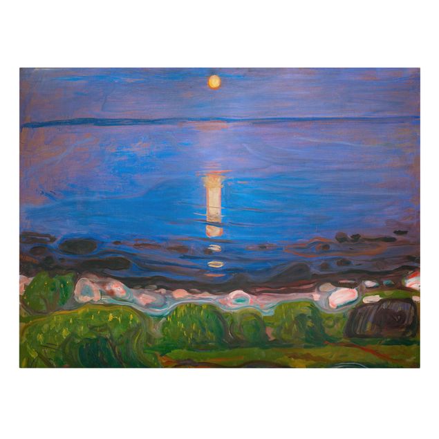 Konststilar Edvard Munch - Summer Night By The Beach