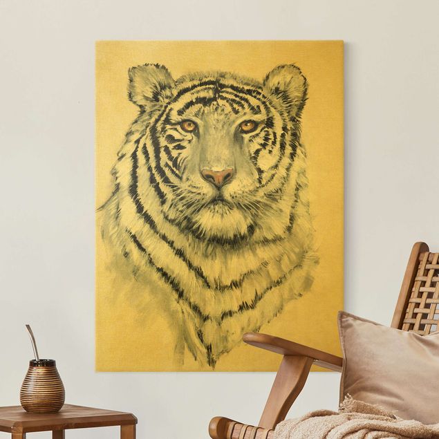 Kök dekoration Portrait White Tiger I