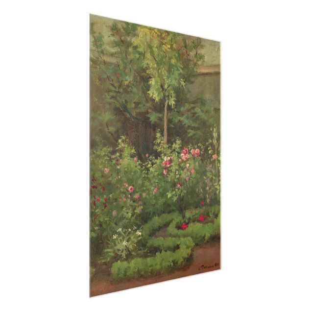 Konststilar Impressionism Camille Pissarro - A Rose Garden