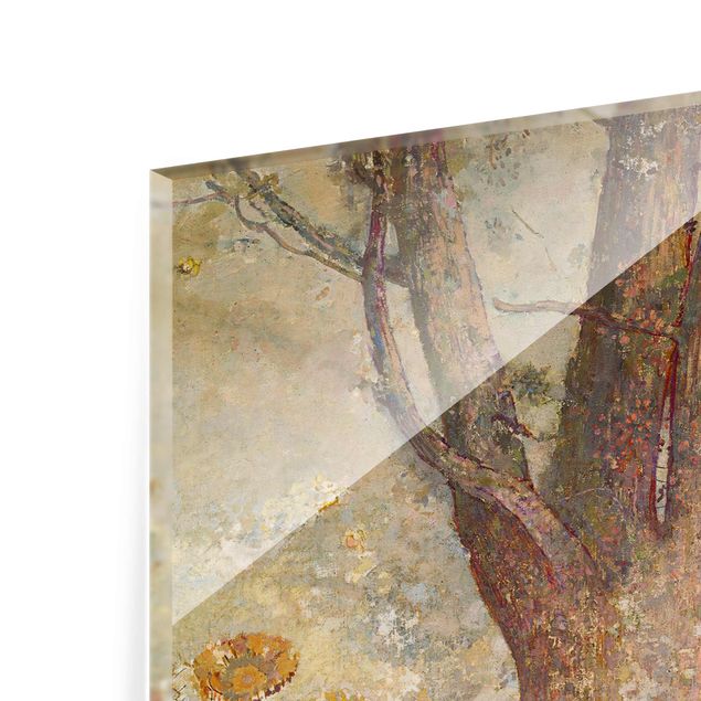 Glastavlor landskap Odilon Redon - The Buddha