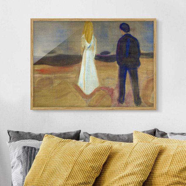 Konststilar Expressionism Edvard Munch - Two humans. The Lonely (Reinhardt-Fries)