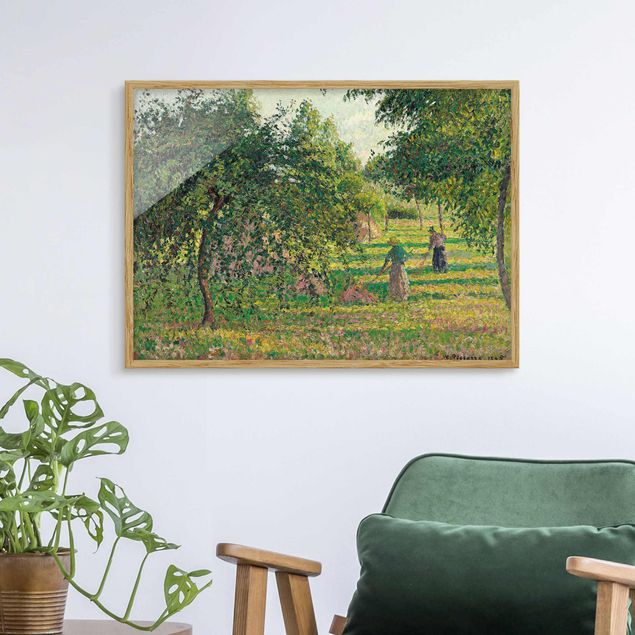 Konststilar Impressionism Camille Pissarro - Apple Trees And Tedders, Eragny