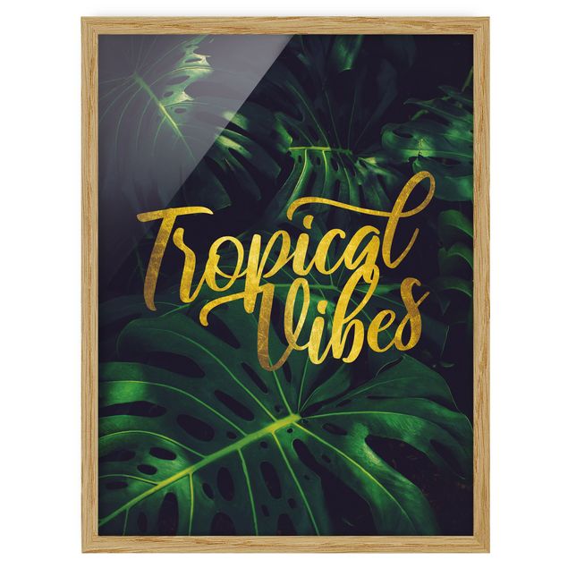 Tavlor blommor Jungle - Tropical Vibes