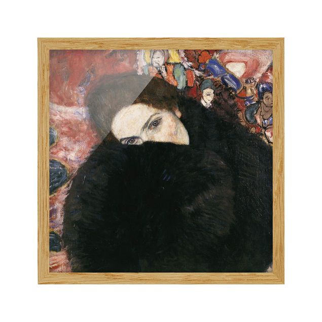 Konstutskrifter Gustav Klimt - Lady With A Muff