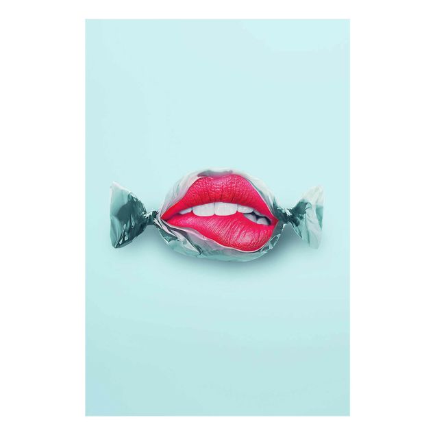 Tavlor turkos Candy With Lips