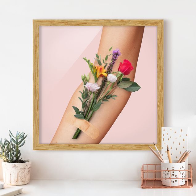 Kök dekoration Arm With Flowers