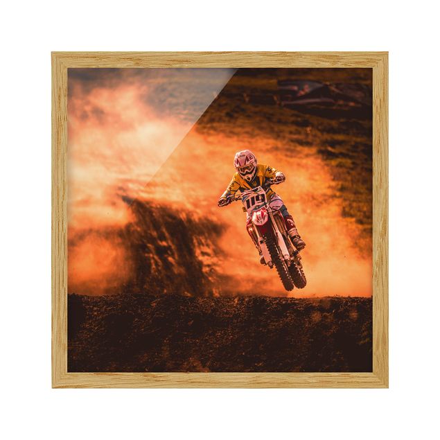 Tavlor orange Motocross In The Dust