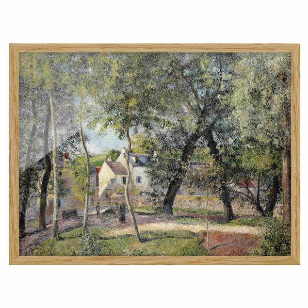 Konststilar Pointillism Camille Pissarro - Landscape At Osny Near Watering