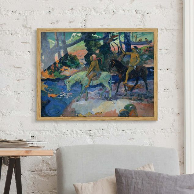 Konststilar Impressionism Paul Gauguin - Escape, The Ford