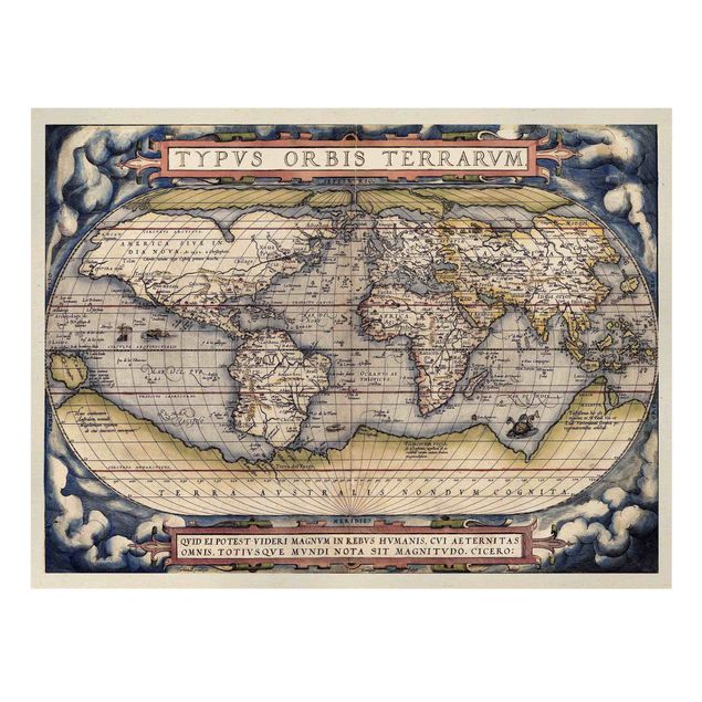 Tavlor Historic World Map Typus Orbis Terrarum
