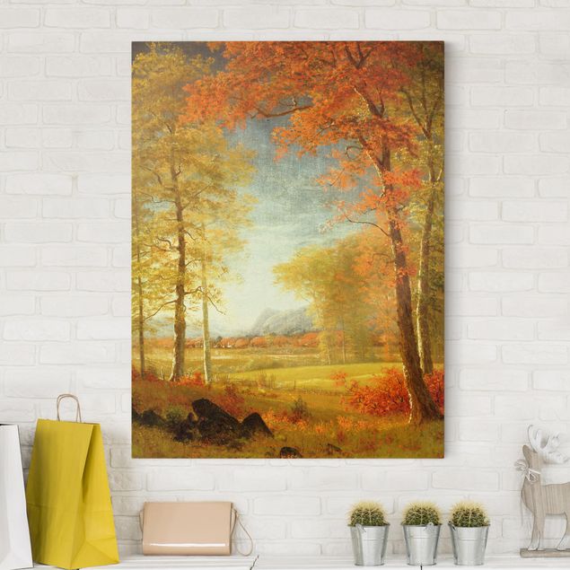 Kök dekoration Albert Bierstadt - Autumn In Oneida County, New York