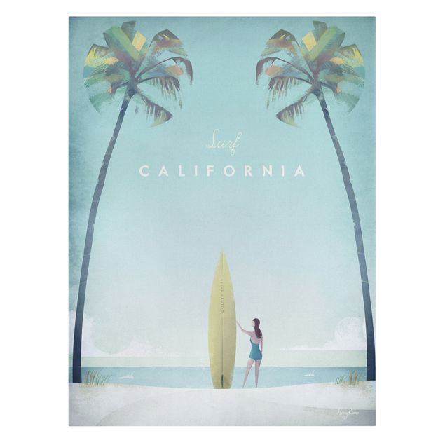 Tavlor hav Travel Poster - California