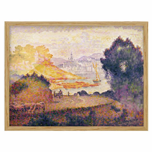Konststilar Post Impressionism Henri Edmond Cross - View of Menton