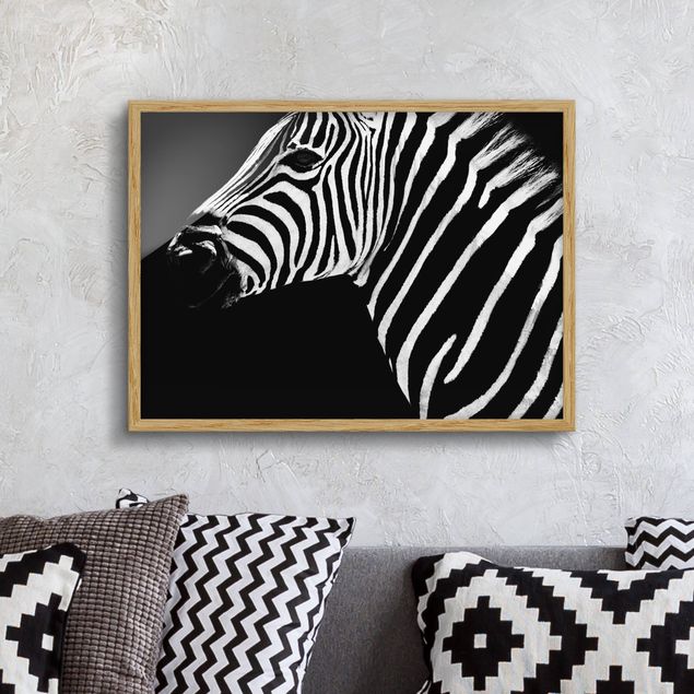 Kök dekoration Zebra Safari Art